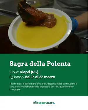 Sagra della Polenta 2026 a Viepri: celebrare la tradizione culinaria umbra