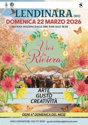 Vivi la Riviera: arte, gusto e creativit&agrave; nel cuore di Lendinara