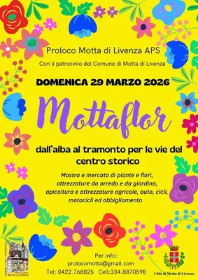 Mottaflor 2026: la grande mostra mercato floreale a Motta di Livenza