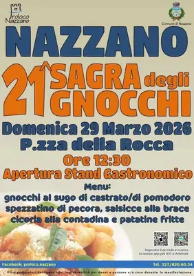 21&ordf; Sagra degli Gnocchi a Nazzano: un appuntamento con la tradizione laziale