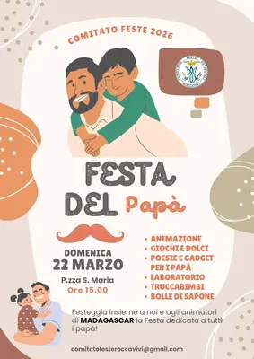 Festa del Pap&agrave; 2026 a Roccavivi: una giornata dedicata alle famiglie
