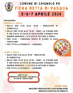 Fiera di Pasqua 2026 a Chignolo Po: tradizioni e divertimento in Lombardia